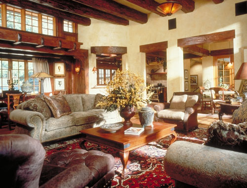 Ethnic European Living Room Design