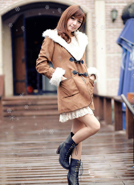 Shoes Fall Coat Jacket Winter Style Korean Trends 2012