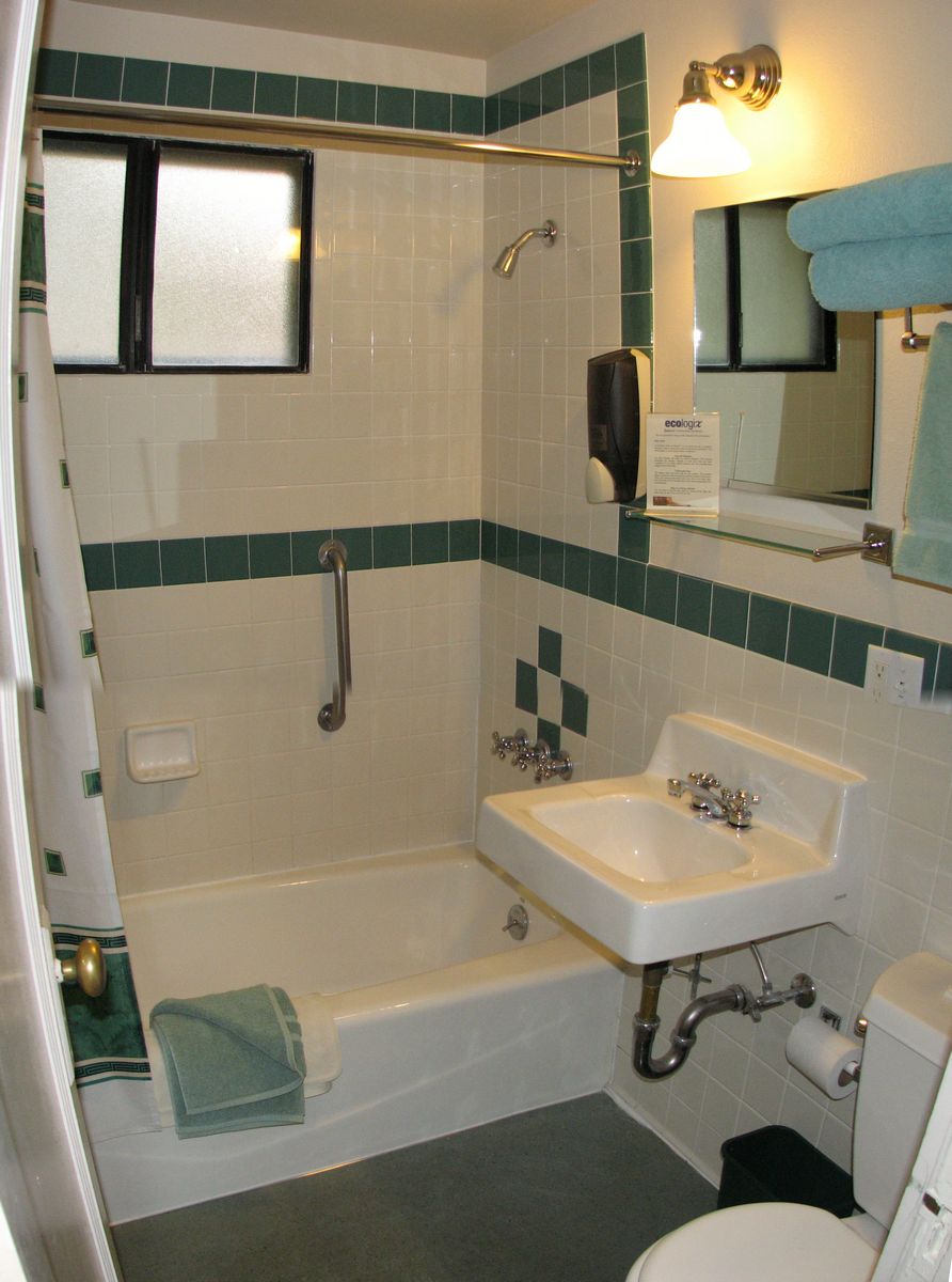 Typical bathroom in the Western Cabins
