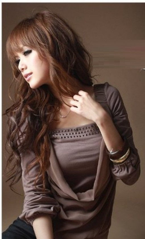 long hairstyle trends 2012 cute casual tops for girls