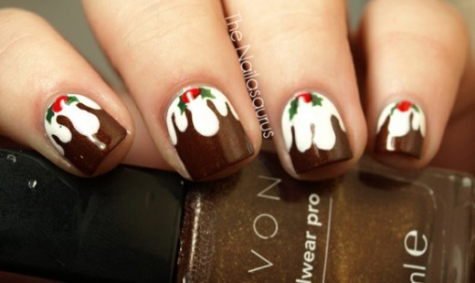 Figgy Pudding Nails