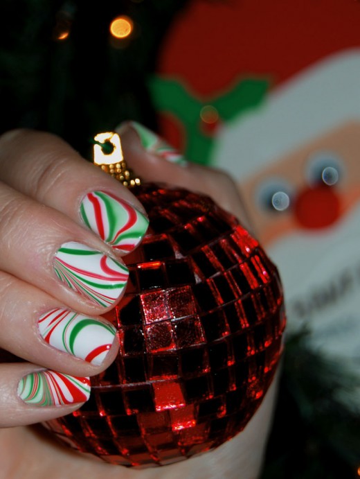 Peppermint Nails Peppermint Nails