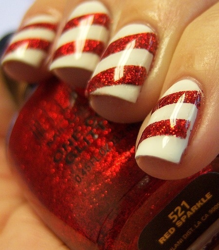 Peppermint Nails Peppermint Nails