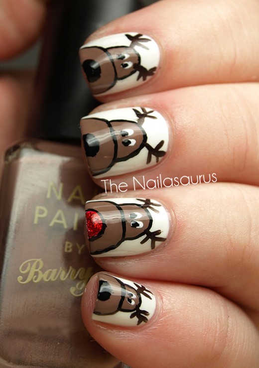 Reindeer Nails Reindeer Nails