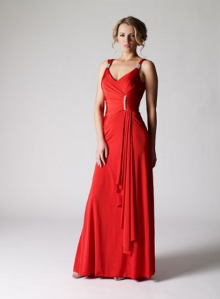 red party dresses for christmas parties