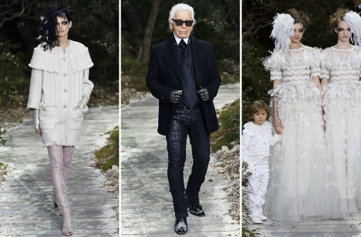Grand Palais Dress Paris Fashion Show
