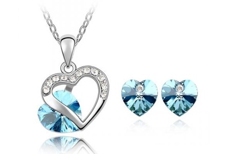 Heart Necklace Earring 2013