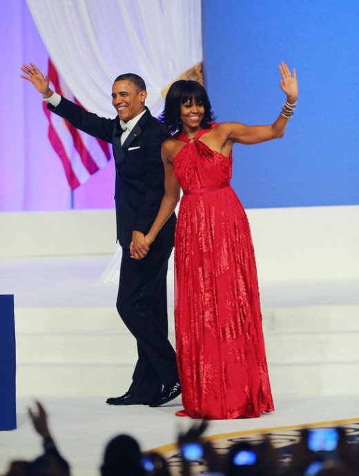 Michelle obama jason wu inaugural ball