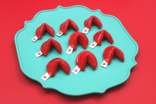 Fruit roll ups fortune cookie valentines
