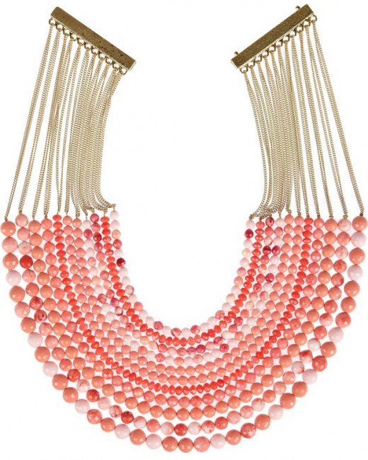 valentines day gifts ideas pink beaded necklace