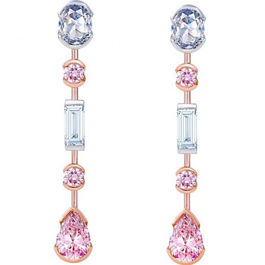 valentines day gifts ideas pink debeers earrings