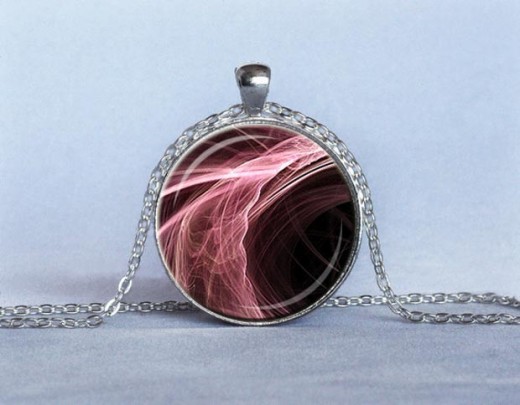 valentines day gifts ideas pink handmade pendant