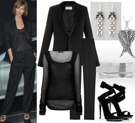 what to wear to a sophisticated event inspired by karlie