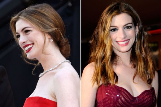 Anne Hathaway Oscars 2013 Hairstyle