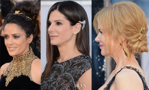 Oscars Beauty Trends Bejeweled Hair