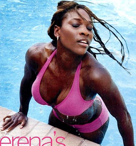 Serena Williams in Swimming pool