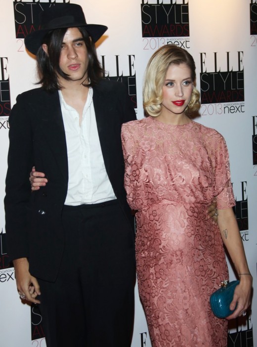 Peaches Geldof with her husband