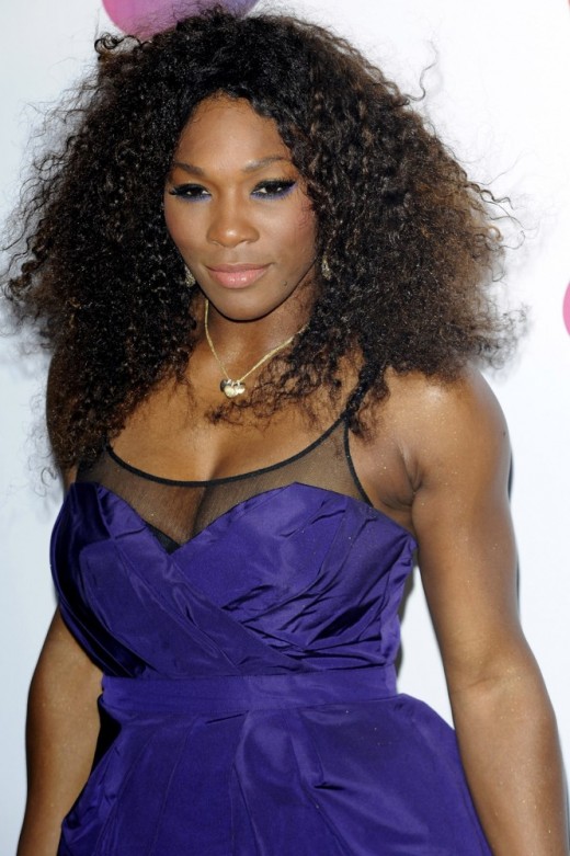 Serena Williams in Blue Dress