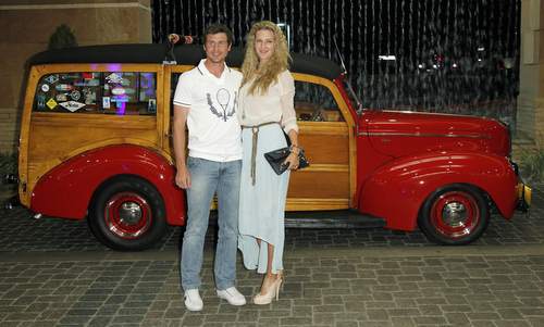 Victoria Azarenka with boyfriend
