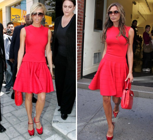 Victoria Beckham Queen of repeat outfit