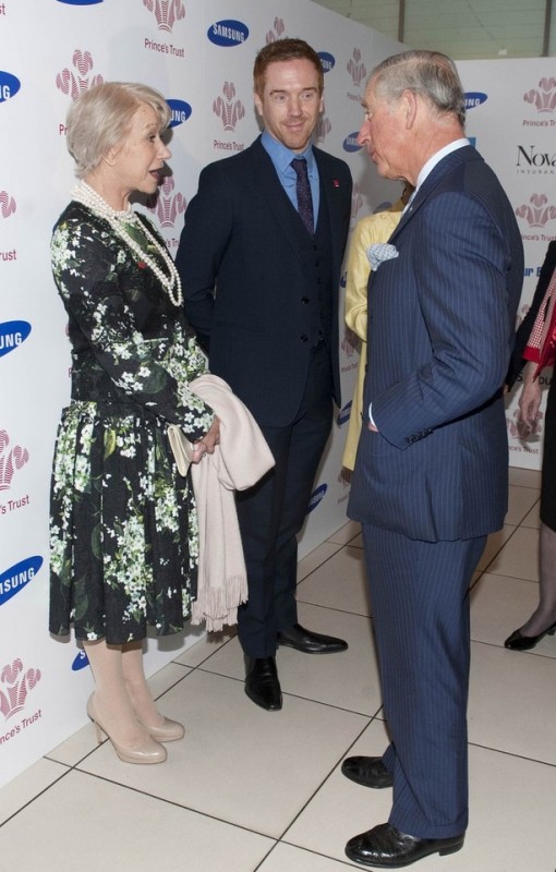 Actress Dame Helen Mirren Beautiful Dress