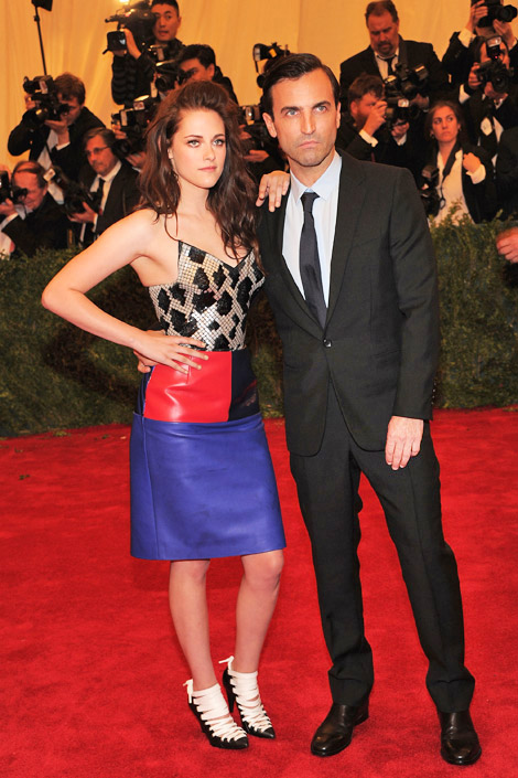 Met Gala 2013 Kristen Stewart & Nicolas Ghesquiere