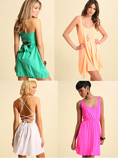 Spring Summer Short Dresses Collection 2013 Wallpaper
