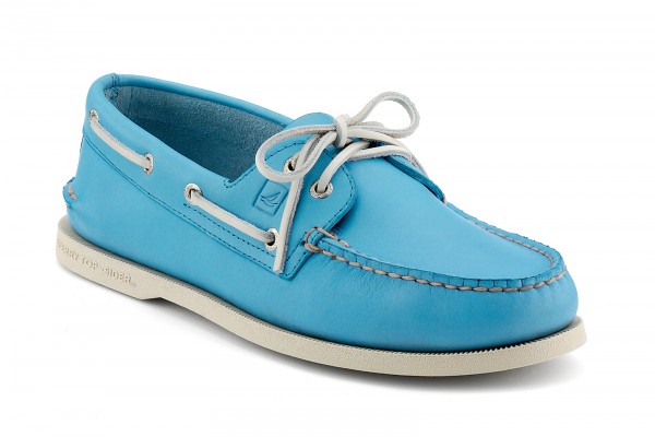 Cool Sky Blue Color Boat Shoes Photo