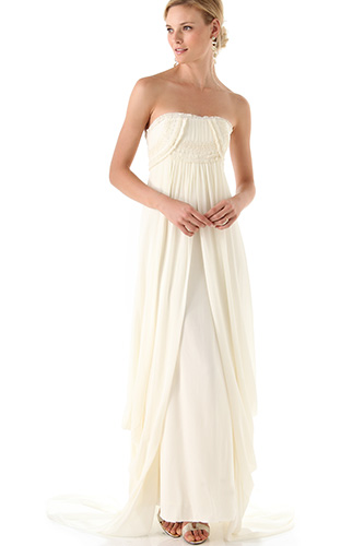 Beach Bound Bride Wedding Gowns Collection White Beautiful Gown Image