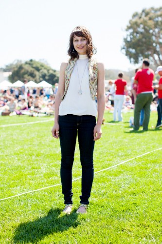 S.F.'s Best Parks 13 Sunny Snaps Beautiful Women Black Pant Picture