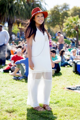 S.F.'s Best Parks 13 Sunny Snaps Beautiful White Dress Image