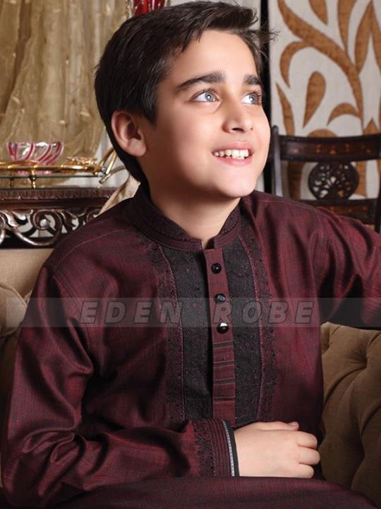 Eden Robe Kids Dresses for Eid ul Fitr 2013 Beautiful Dull Color Dress