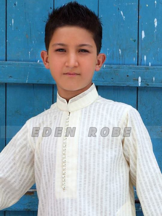 Eden Robe Kids Dresses for Eid ul Fitr 2013 White Dress Wallpaper