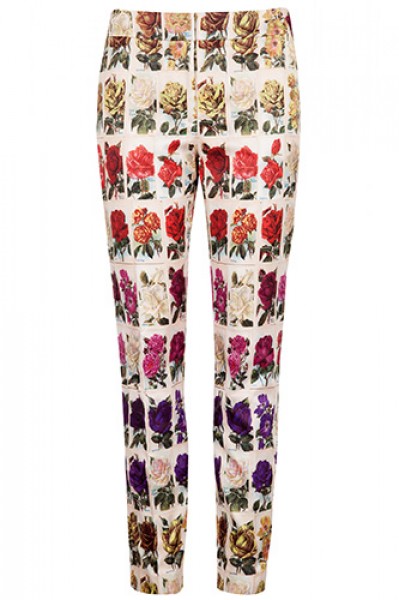 Wearing Fall Floral Through 14 Ways Trouser Photo Wearing Fall Floral Through 14 Ways Trouser Photo