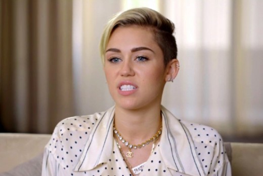 Miley Cyrus First Post VMAs Interview Photo