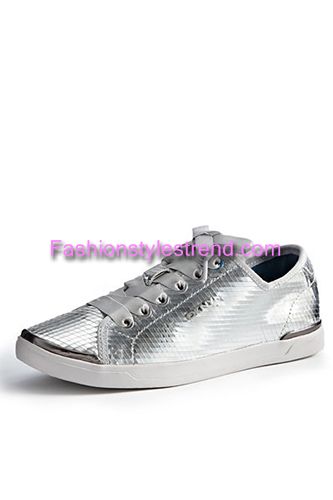 Shimmering Silver Footwear