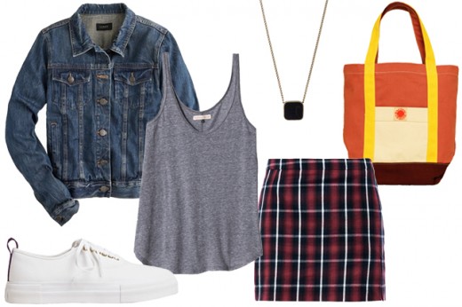 How To Wear A Tartan Miniskirt