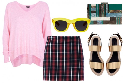 How To Wear A Tartan Miniskirt