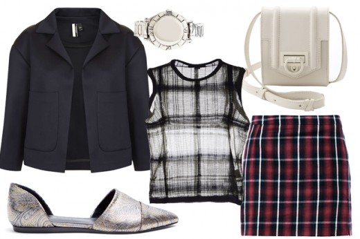 How To Wear A Tartan Miniskirt