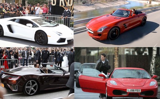 Hollywood stars and their cars