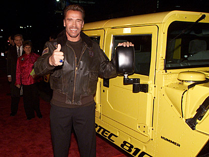 Arnold Schwarzenegger Super Car Hummer Photos