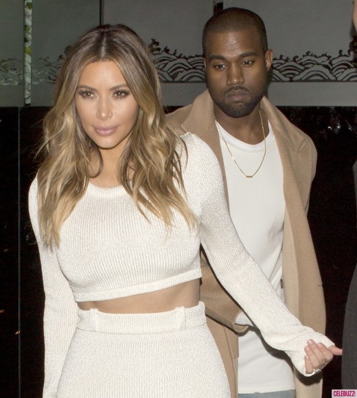 Kim Kardashian and Kanye West Hot Images