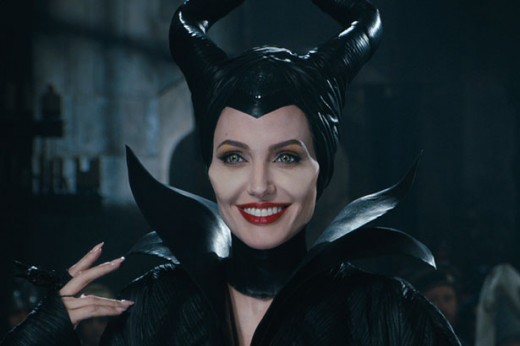 Get Perfect Glossy Red Lips by Angelina Jolie as Maleficent