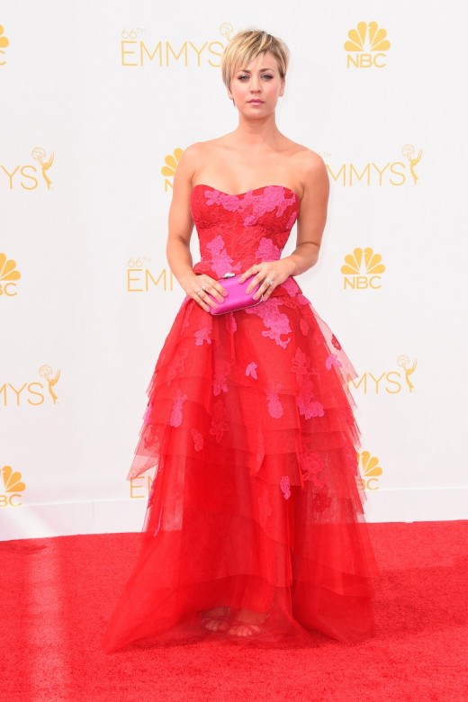 Kaley Cuoco Emmy Wears 2014