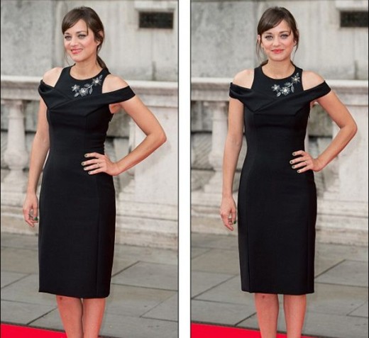 Marion Cotillard in Chic Little Black Dress