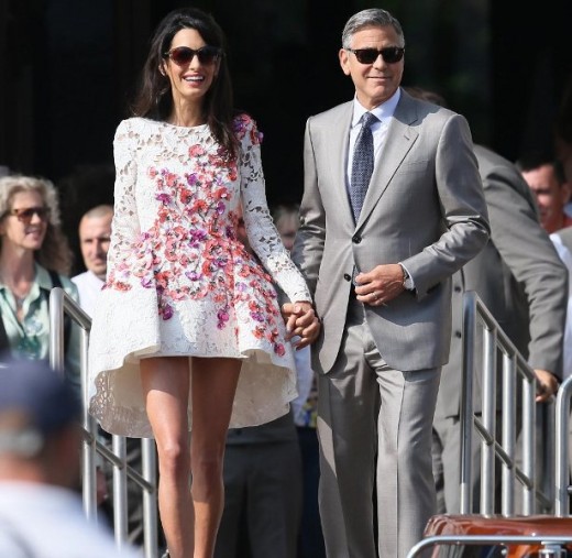 George Clooney and Amal Alamuddin Wedding Pics