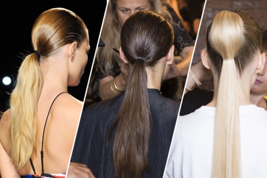 Beauty Trend with Sporty Ponytails at NYFW