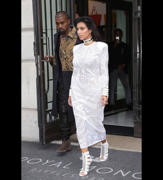 2. Kim attends CR Fashion Book Issue No. 5 launch party Sept. 30, 2014 in Paris.