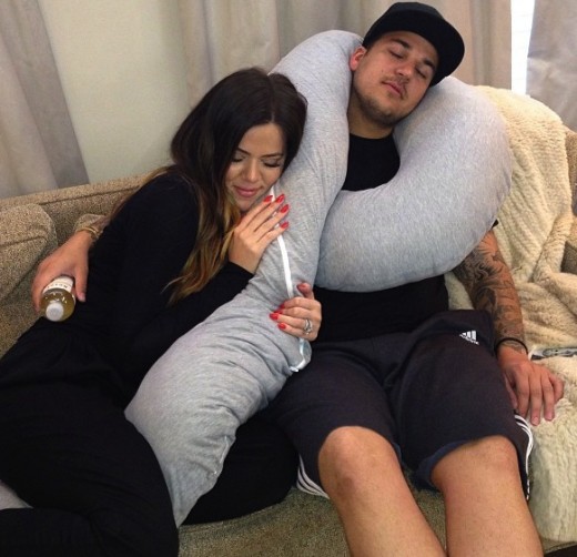 Khloe Kardashian & Rob Kardashian Khloe Kardashian & Rob Kardashian