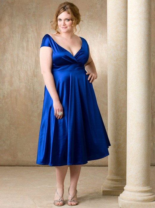 Plus Size Women Christmas Party Dresses Collection for 2014-2015